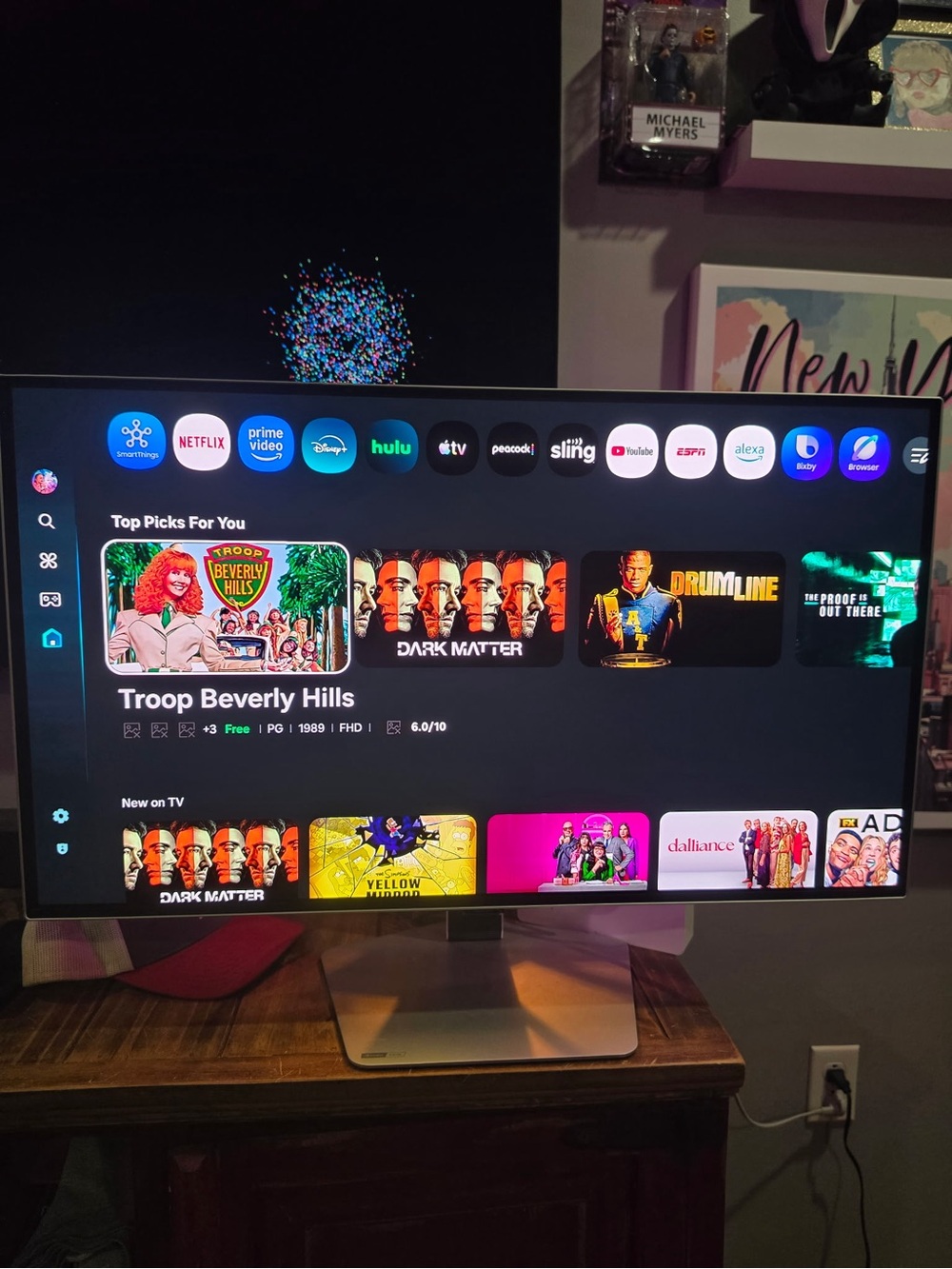 Samsung Black and Silver 32" Odyssey OLED Gaming Monitor